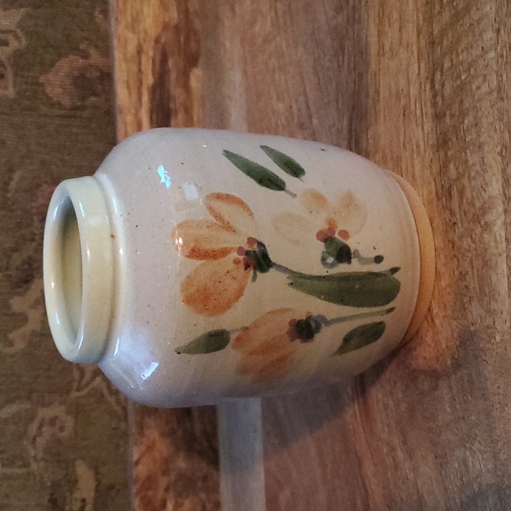 Pottery 5" Vase signed RH